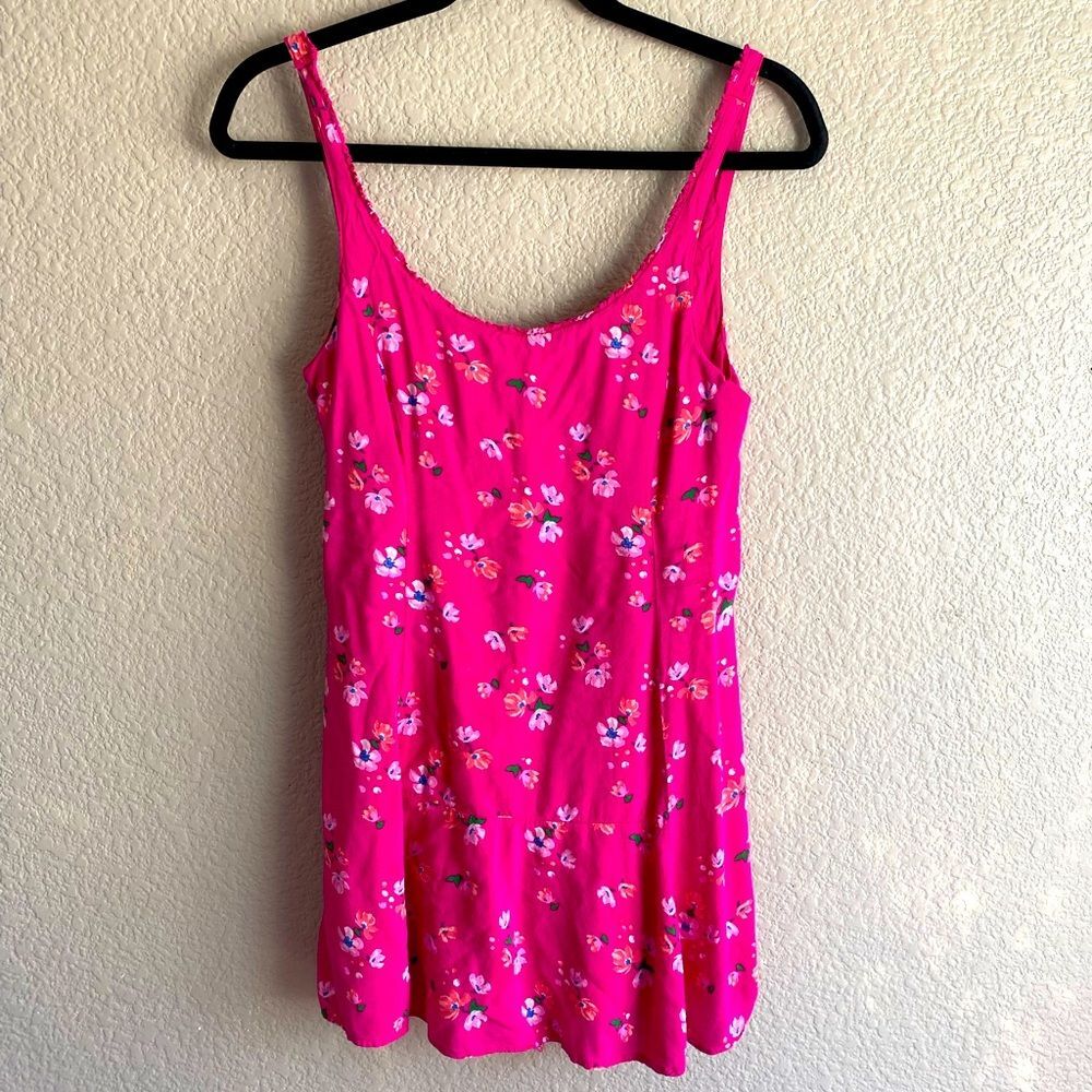 Hollister Pink Floral Mini Dress XS